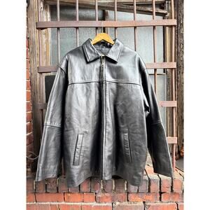 Vintage Nexus New York Brown Leather Jacket Men’s Size 2XL